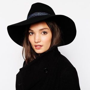 Reiss Black Fedora